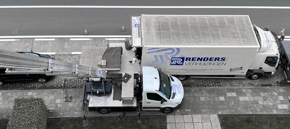 Verhuizingen Renders Liftservice lift verhuislift